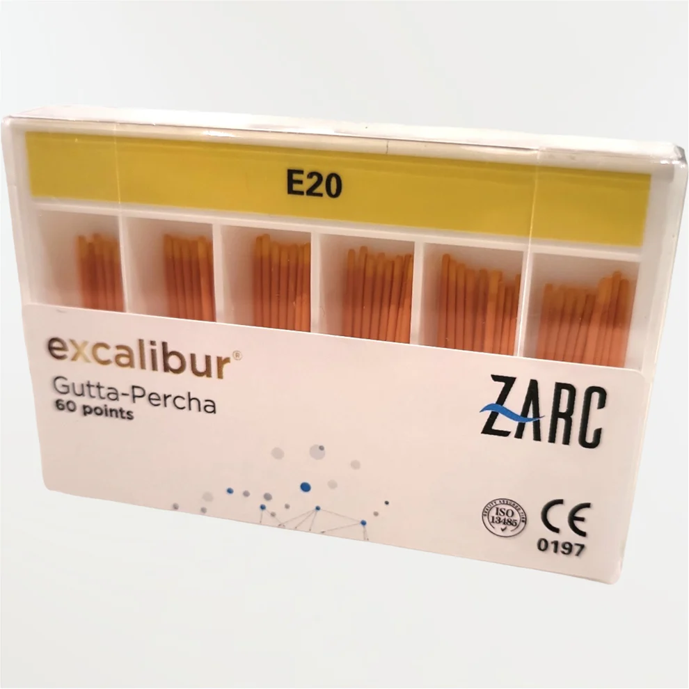 Cônes de gutta percha Excalibur - ZARC