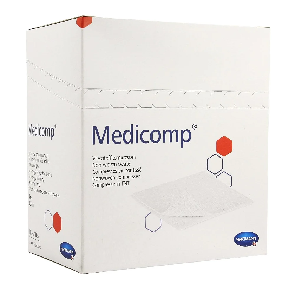 Compresses Medicomp non tissées stériles - Hartmann